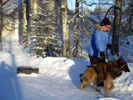 Jaska Deabei (2 years) and Finnish winter...